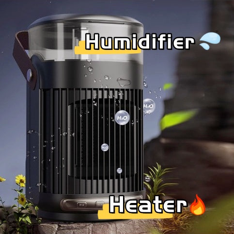 2-in-1 Portable Space Heater and Personal Humidifier